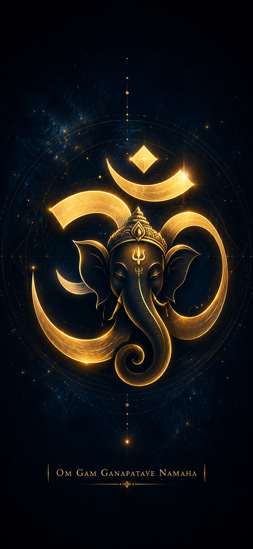 The Cosmic Om Ganesha wallpaper