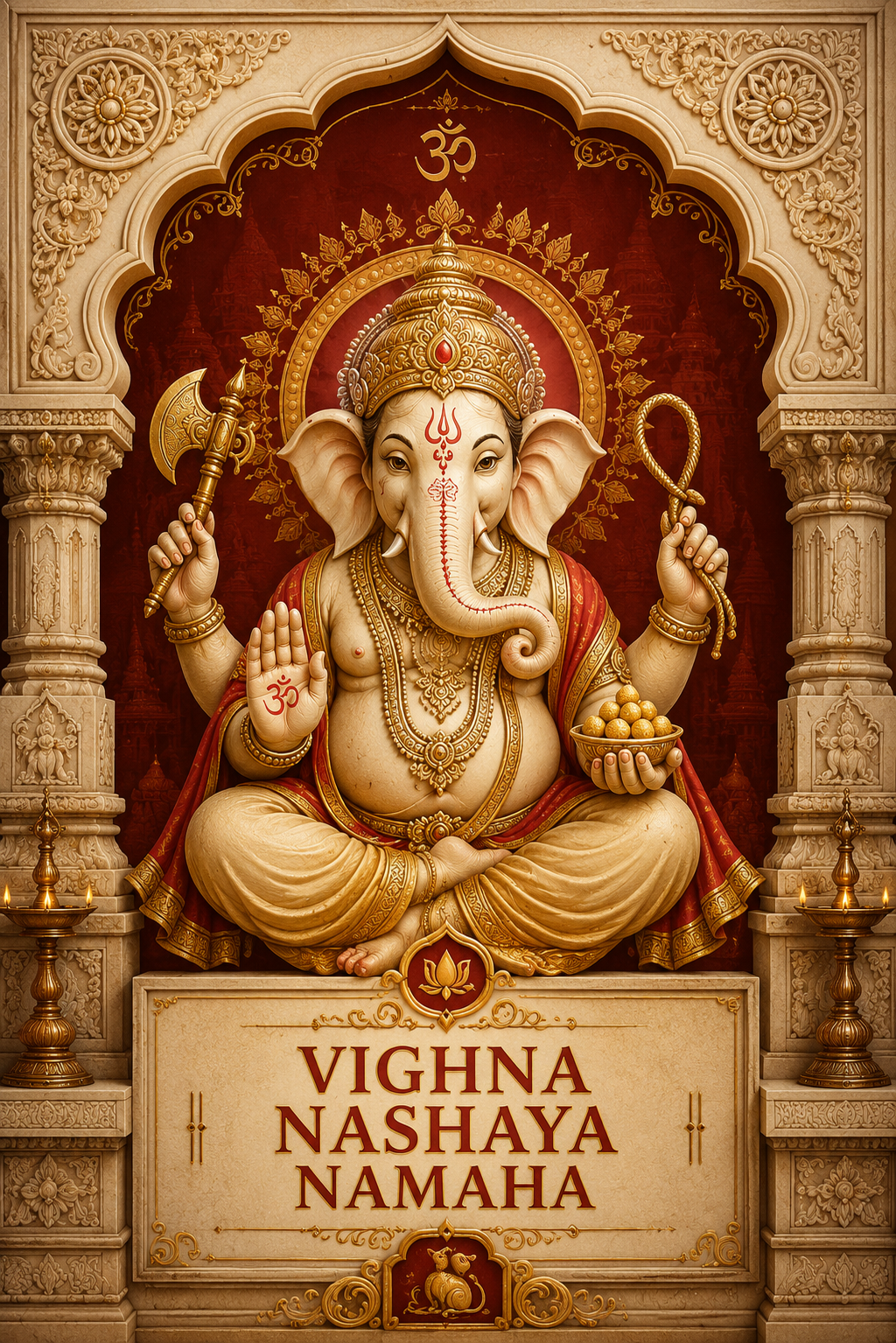 The Eternal Remover of Obstacles (Vighnaharta) Ganesha wallpaper
