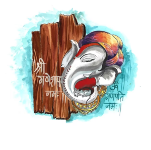 lord ganesha story- horse head