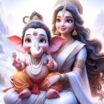 Maa Durga and Lord Ganesha