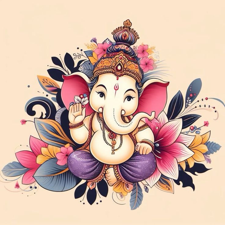 Eight Ganesha's avatars