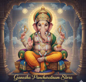 ॥ महागणेश पञ्चरत्नम् स्तोत्रम् ॥ Ganesha Pancharatnam: Sanskrit Lyrics and English Meaning