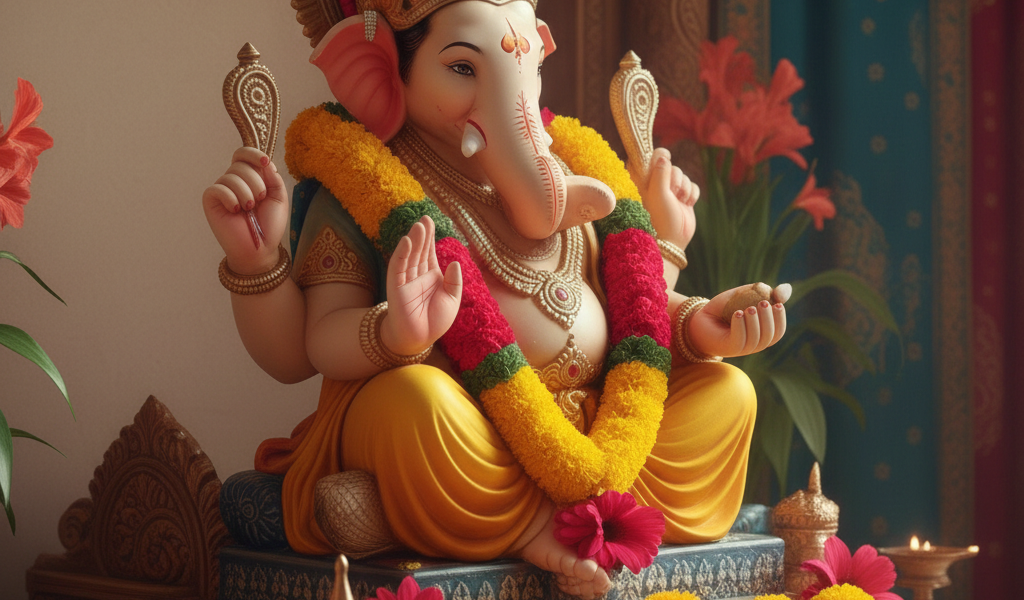 ganesh vandana -गणनायकाय गणदेवताय गणाध्यक्षाय धीमहि (Gananaykay Gandevatay Ganadhyakshay Dheemahi)