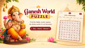 Ganesha Word Puzzle Game – 10 Free Levels | Ganesh Chaturthi